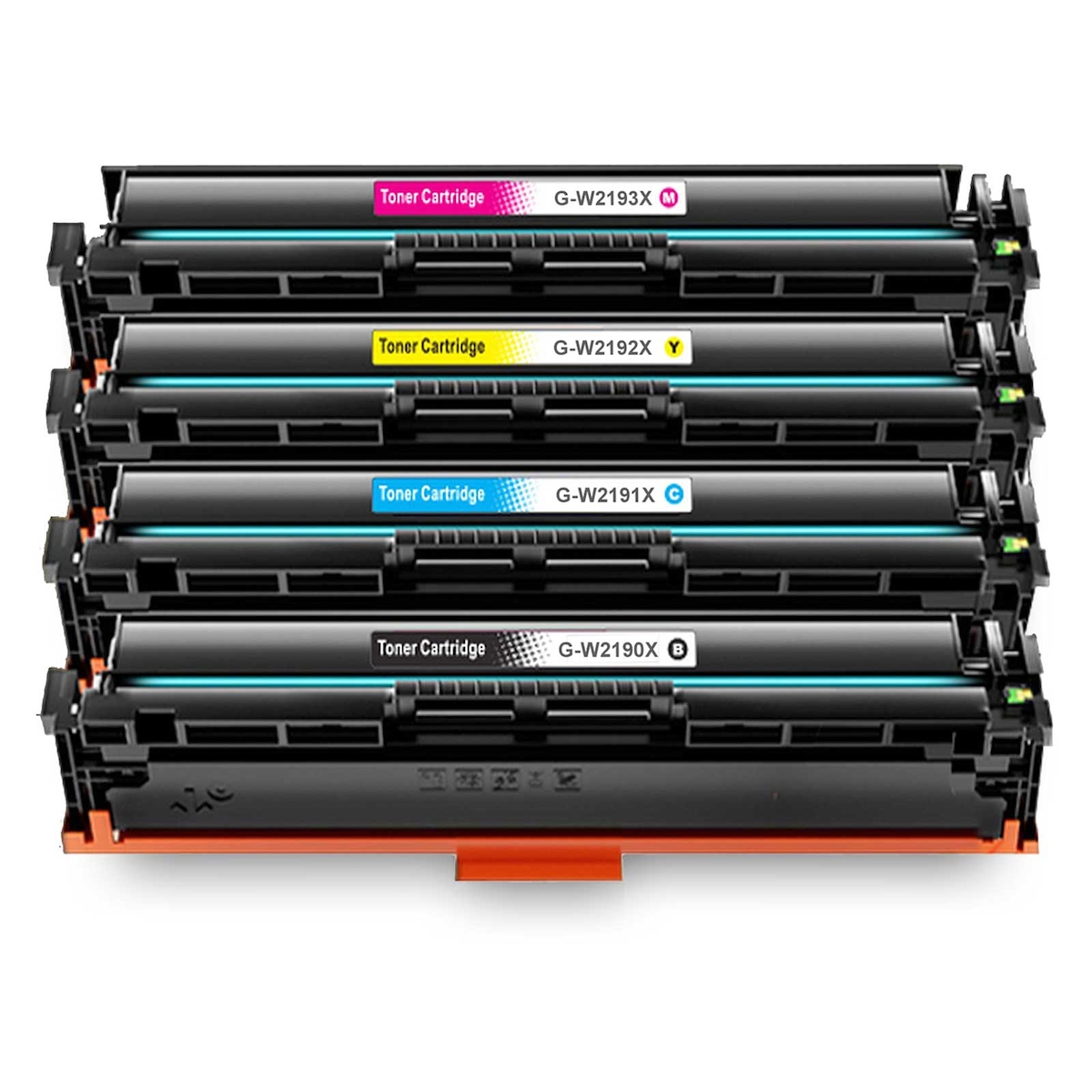 Kompatibles HP 219X Toner Sparset für HP Color LaserJet Pro MFP 3302fdw - 4 Farben Gigao Image