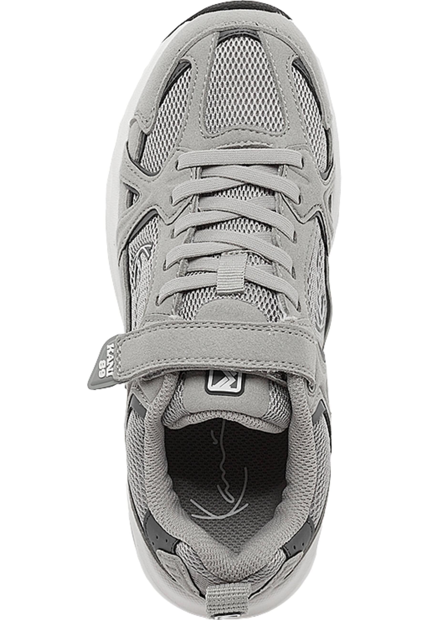 Trainingsschuh KARL KANI "Karl Kani Karl Kani Prime Runner Ps", Mädchen, Gr. 29,5, grau, weiß, Schuhe