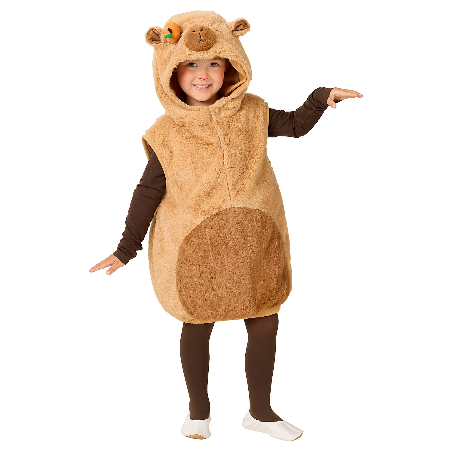 buttinette Kinder-Weste Capybara, braun