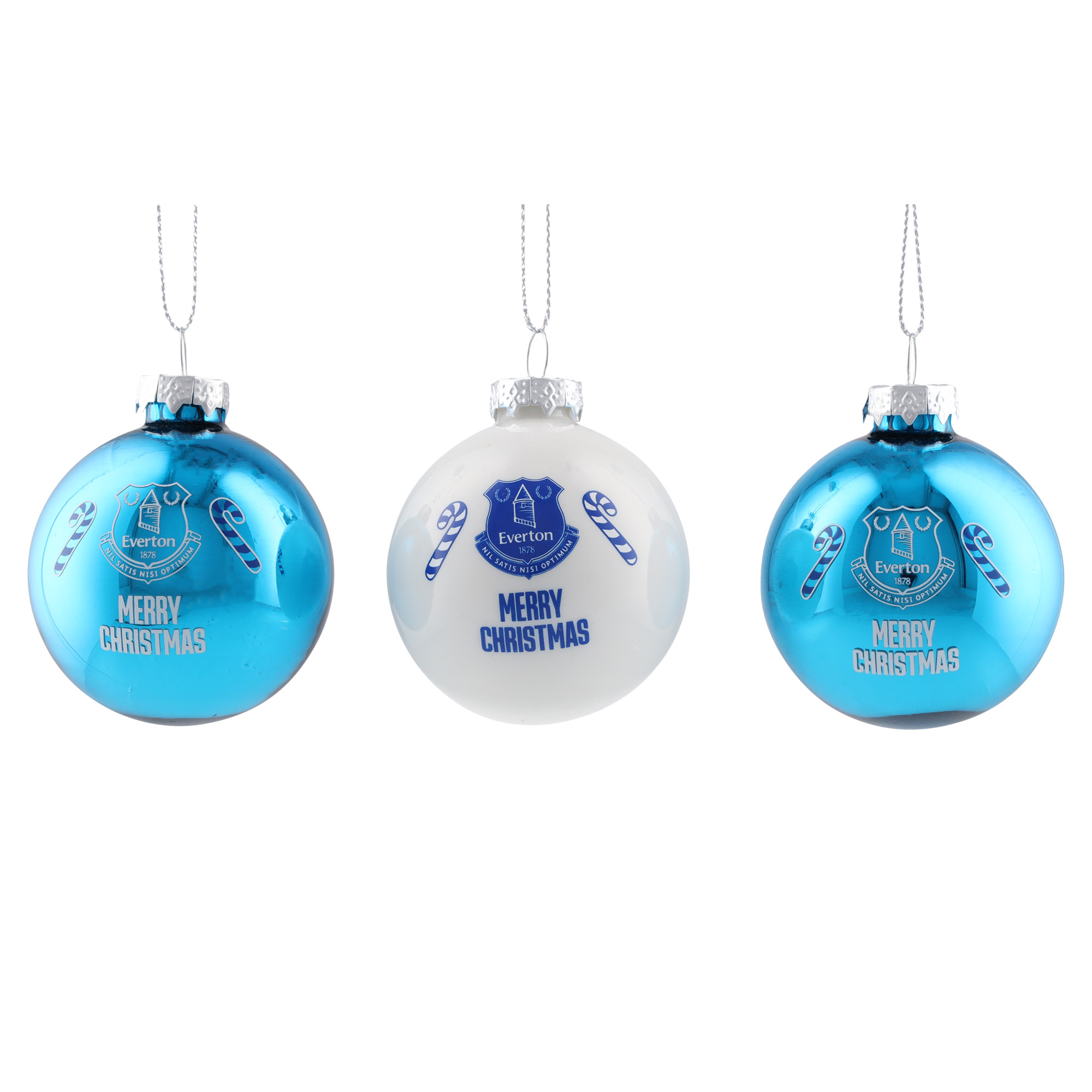 Everton-Weihnachtskugel-Set, 6 cm, 3er-Pack Image