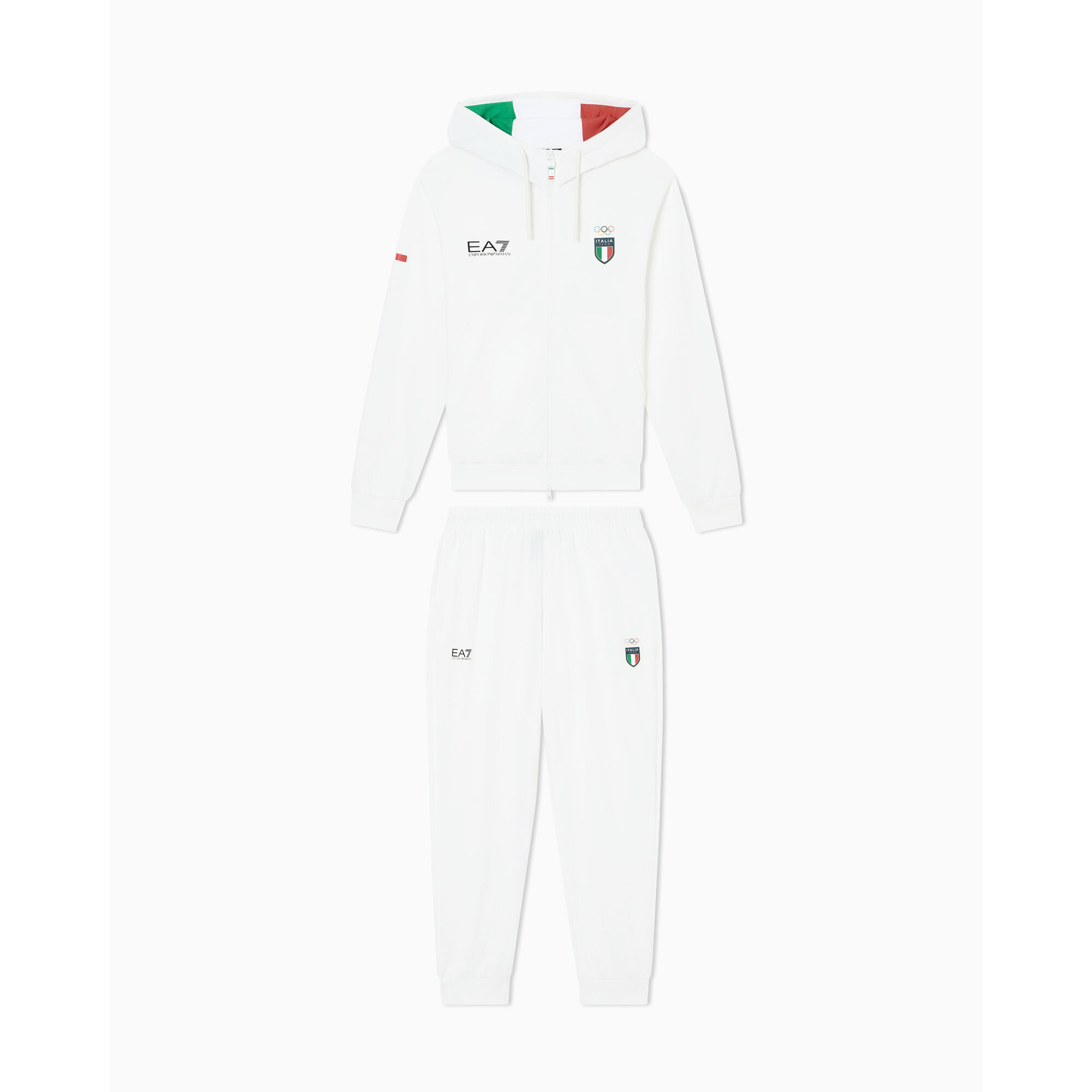 Team Italien EA7 Emporio Armani Trainingsanzug - Weiß - Damen Image
