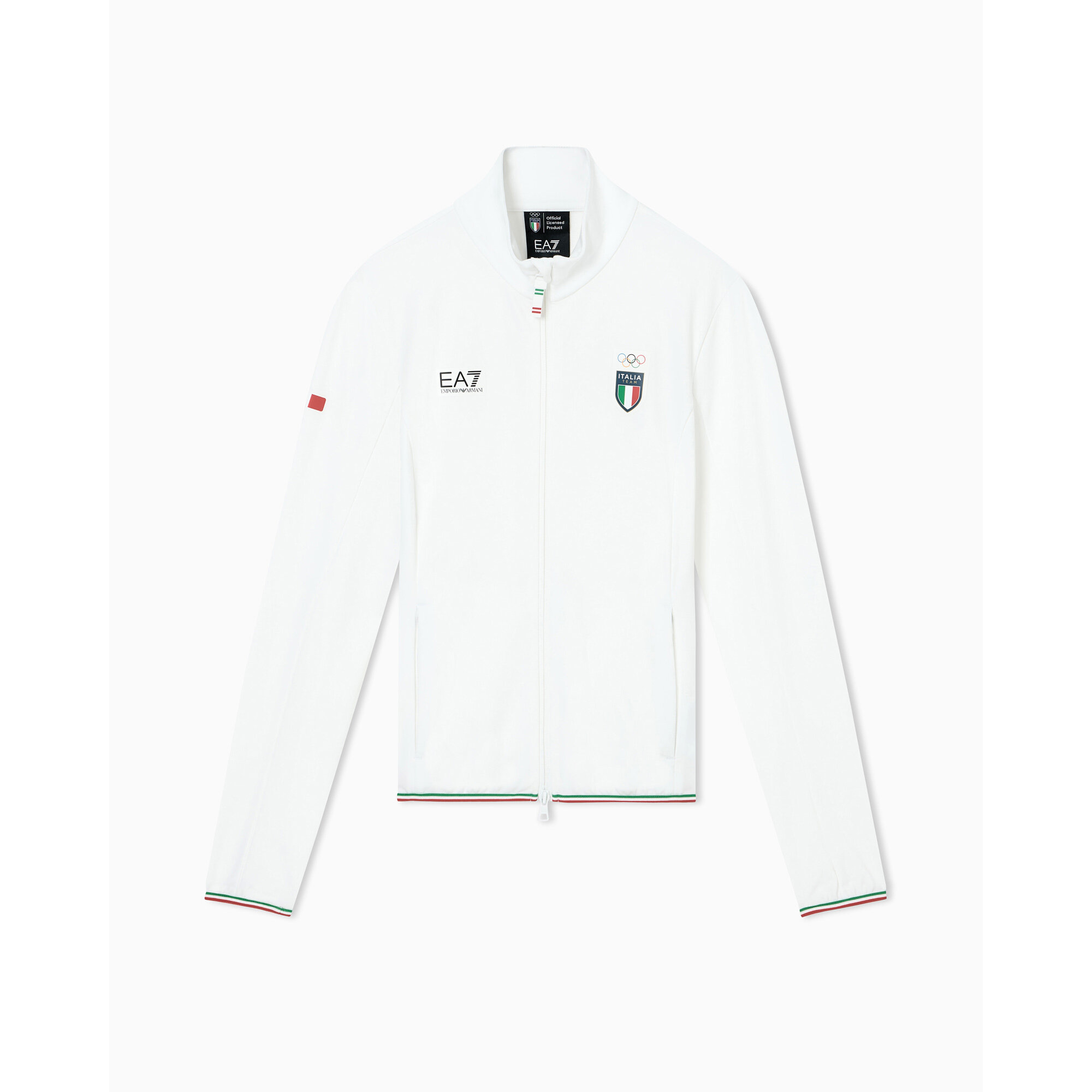 Milano Cortina 2026 Armani Team Italien Powerstretch Jacke - Weiß - Damen Image