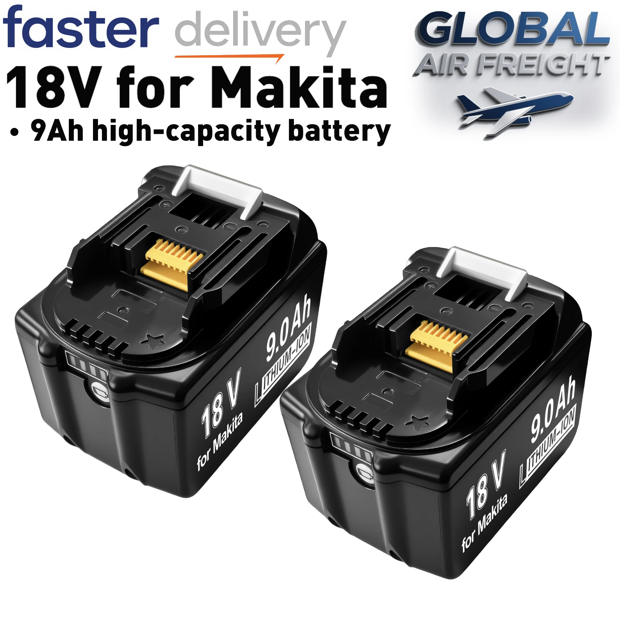 Für Makita Original 18V 9Ah Li-Ion Akku 18v bohrer Ersatz Batterien BL1850 BL1860B BL1830 BL1840 Neue Image