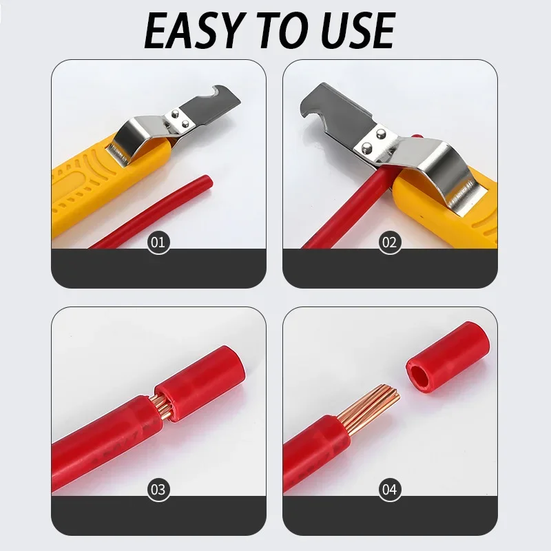 Outils de réparation de sertissage multi-outils, couteau à dénuder les câbles réglables, outils de dénudage, outil de dénudage Portable LY25-1 LY25-2 LY25-6