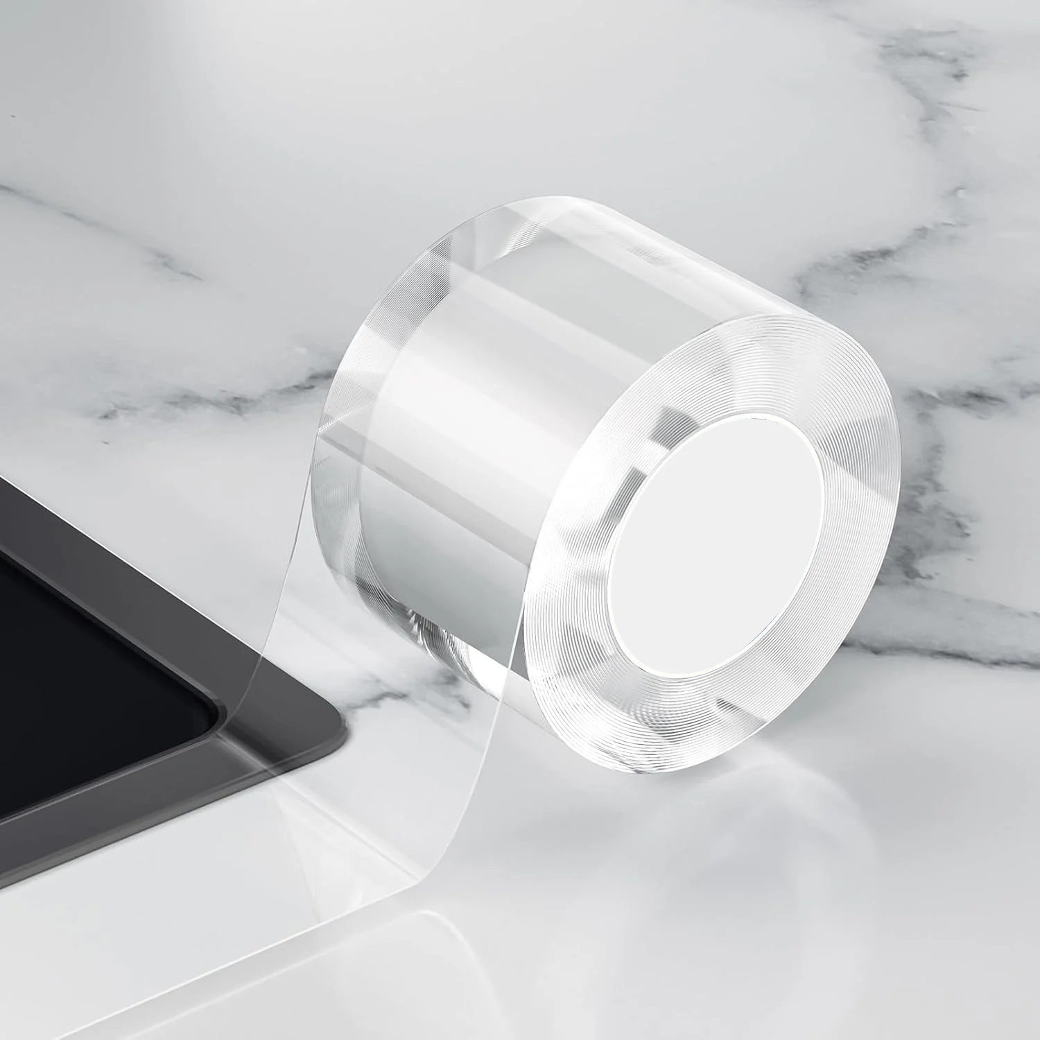 Transparentes Dichtungsband, selbstklebend, wasserdicht, transparentes Dichtungsband für Küche und Wand, Badezimmer-Dichtungsstreifen für Toilette, Badewanne