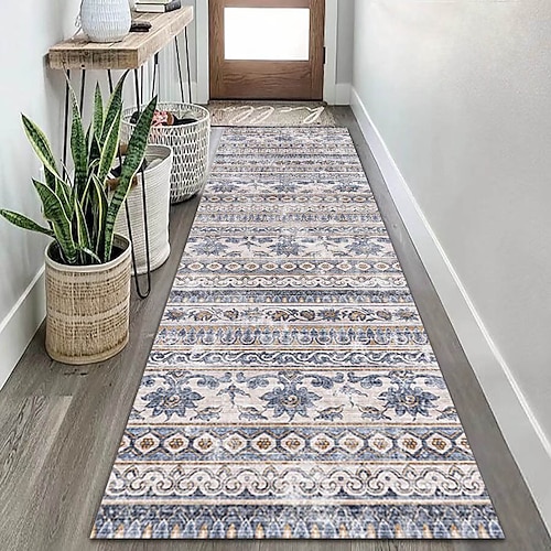 Bereichsteppich für Flur Küche Eingangsbereich Wohnzimmer Schlafzimmer Hotelflur volle Abdeckung weich rutschfest langlebige Bodenmatte Teppich Upgrades Wohnkultur Image