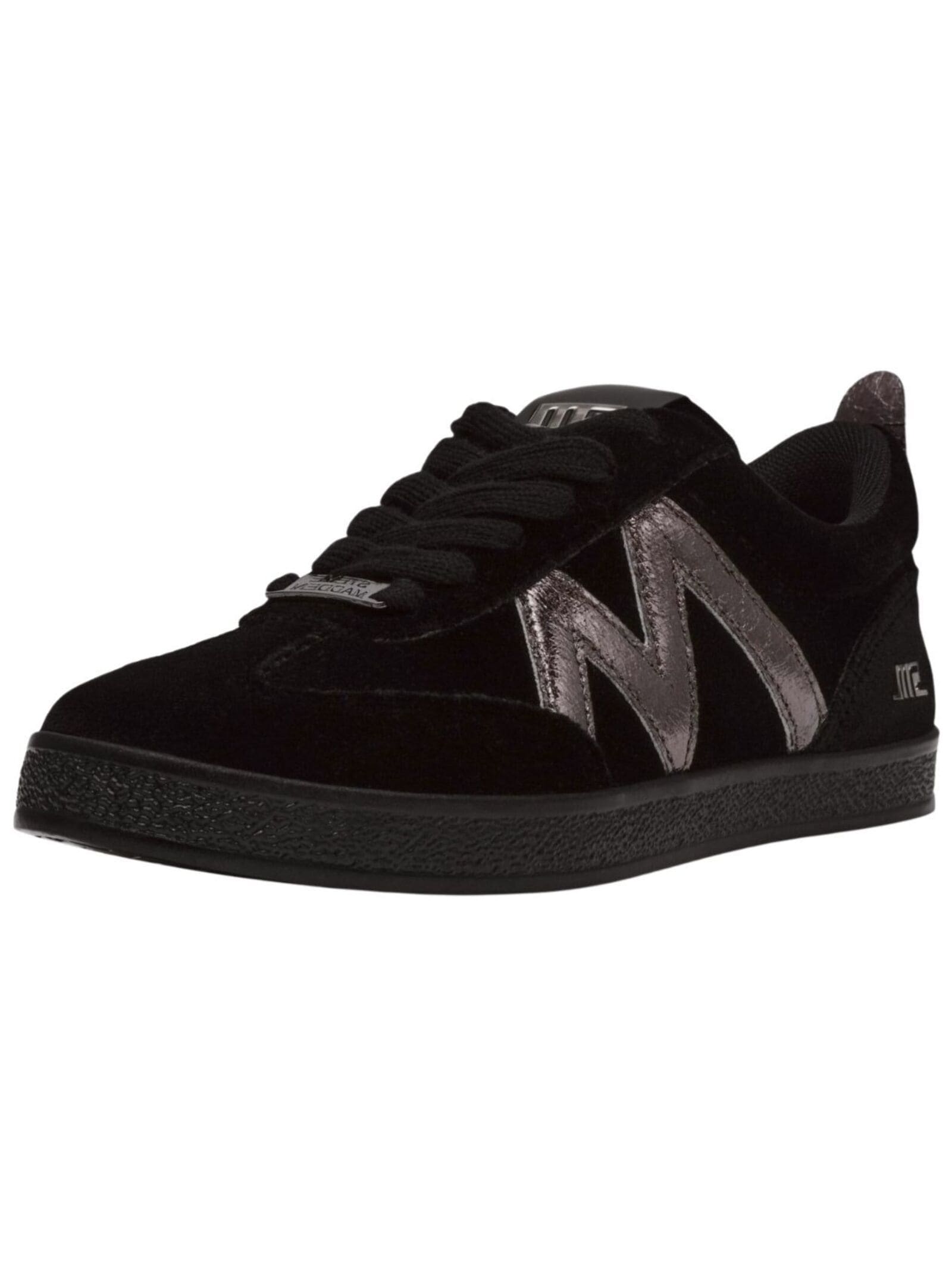 Sneaker STEVE MADDEN "STEVE MADDEN Sneaker Lederimitat/Textil", Damen, Gr. 40, schwarz (schwarz, schwarz), Lederimitat, Textil, Schuhe Sneaker