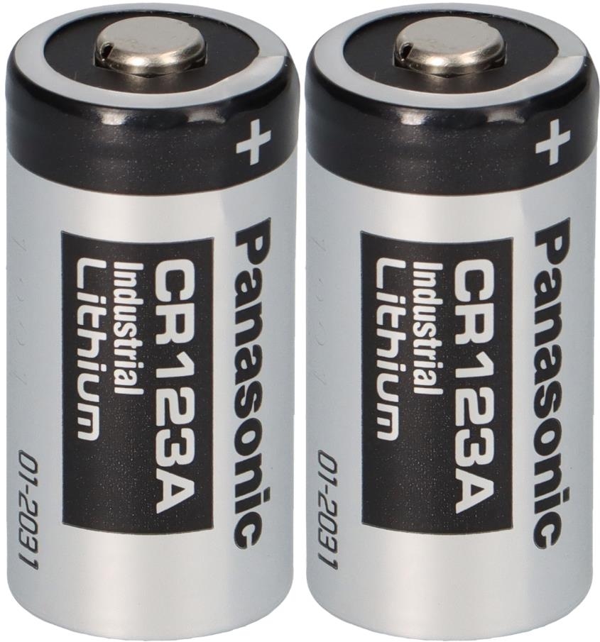 2x Panasonic 3V CR123A DL123A Batterien CR17345 Ultra Lithium Foto Bulk Image