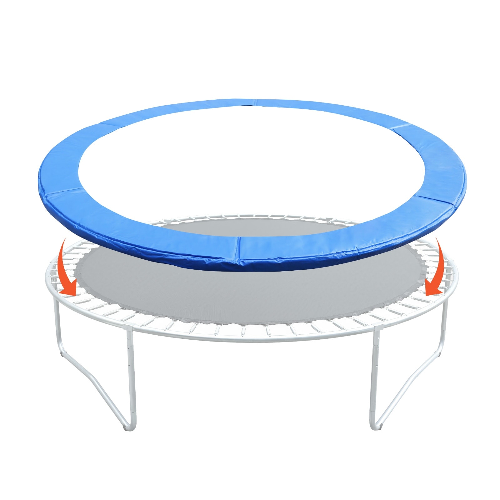 Aoodor Trampoline Safety Pad Replacement, 8FT 10FT 12FT 14FT 15FT Trampoline Spring Cover
