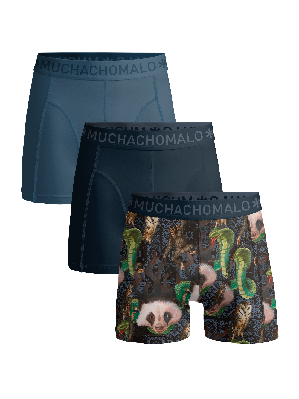 Muchachomalo Herren Boxer Shorts - 3er Pack - Herren Unterwäsche Image