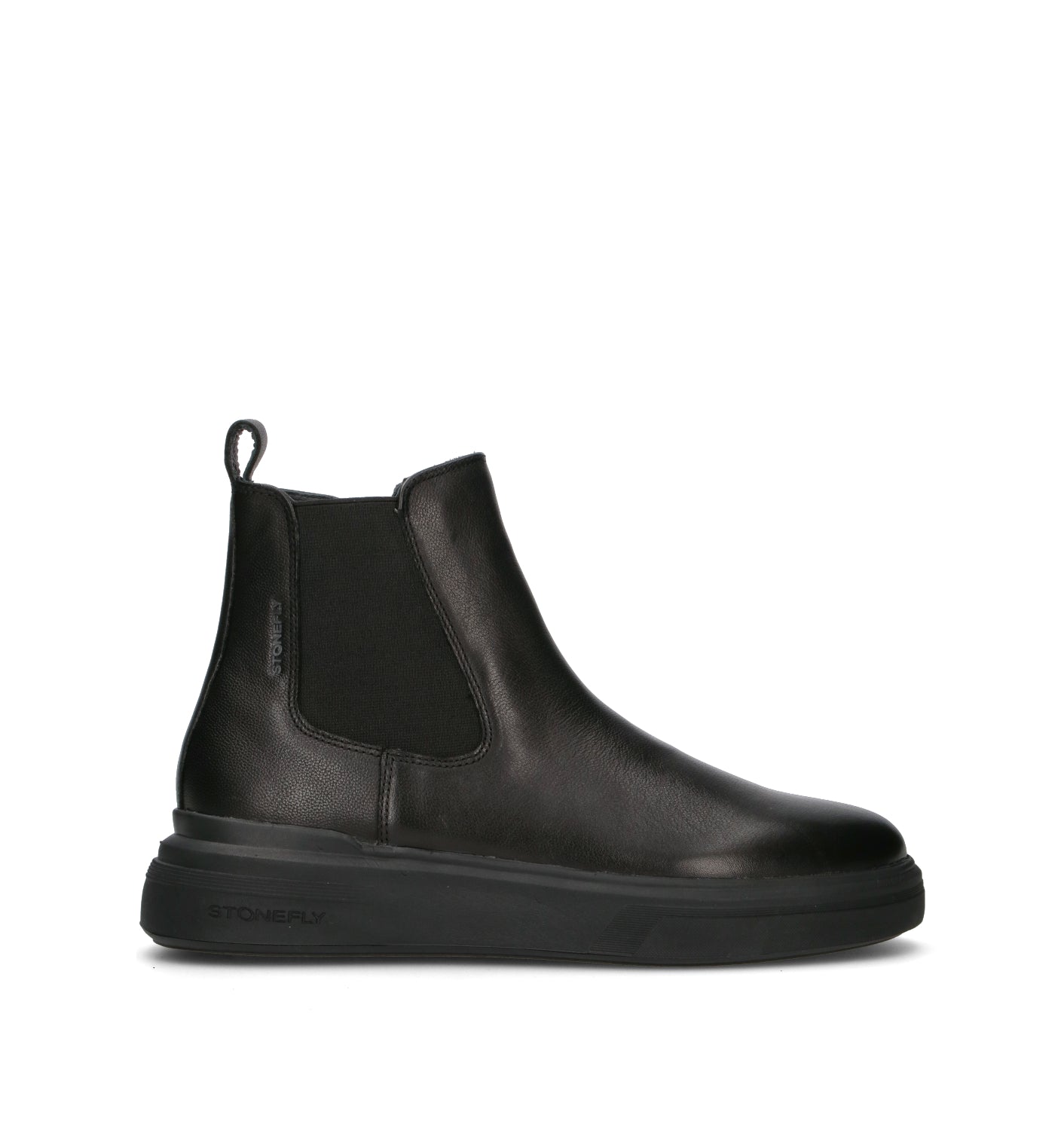 STONEFLY Beatles uomo nero in pelle