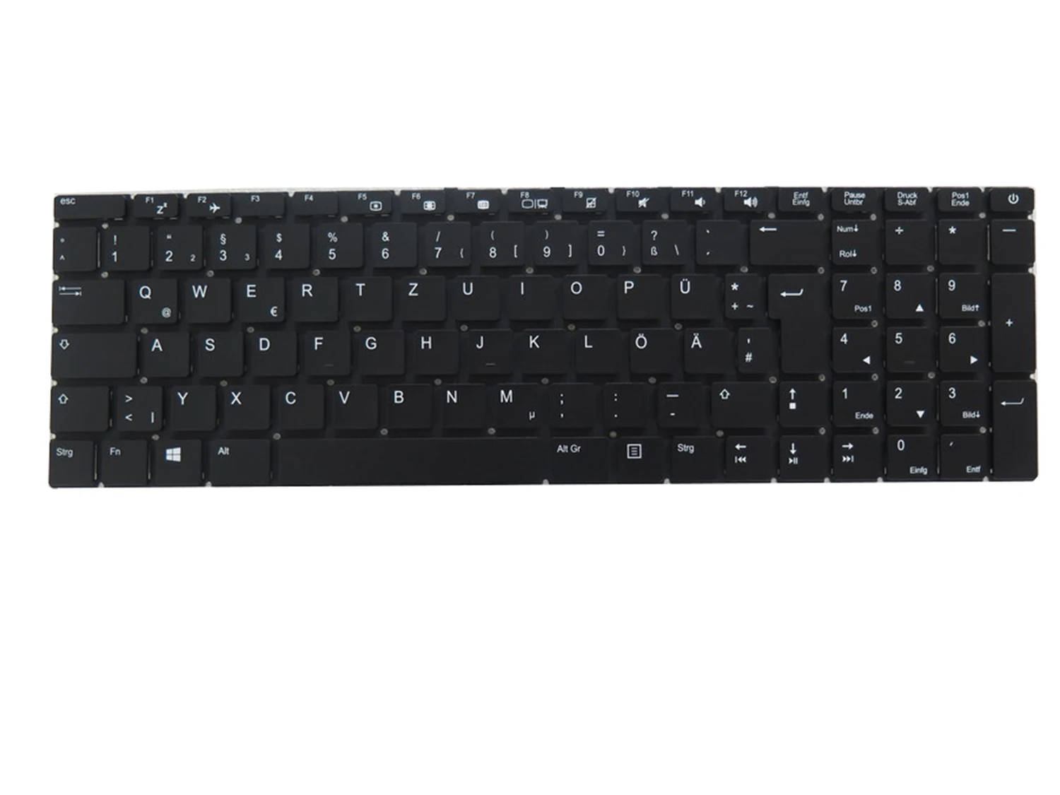 Laptop-Tastatur für MEDION AKOYA S17404 MD63700 Deutsch GR Schwarz ohne Rahmen