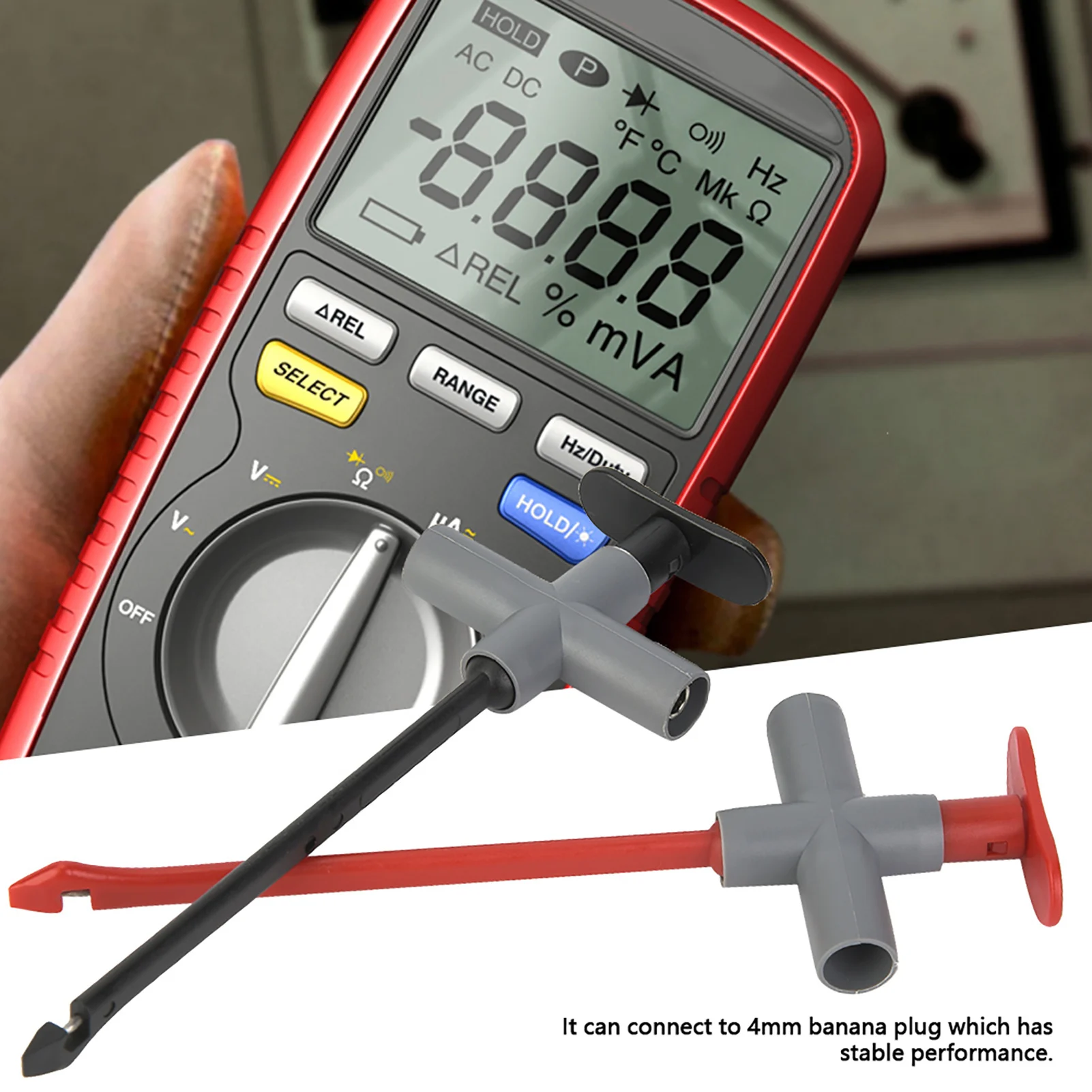 P5010 Punktion Sonde Auto Reparatur Multimeter Test Clip Auto Testing Tool Auto Reparatur Tester Clip Image