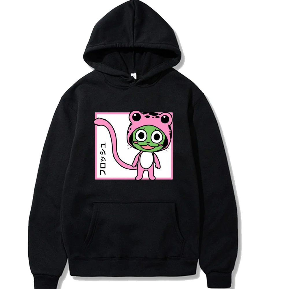 Japanische Anime Fairy Tail Frosch Sweatshirt Drucken Unisex Street Hip Hop Stil Herbst Winter Mode Hip Hop Tops Kleidung