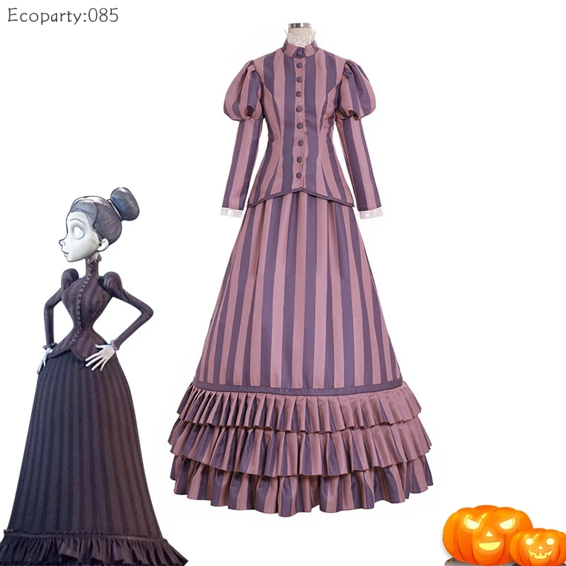 Halloween-Kostüme, neues Zombie-Braut-Victoria-Cosplay-Kleid, modisches Hofkleid für Frauen, Bühnenkostüm 2025, Image