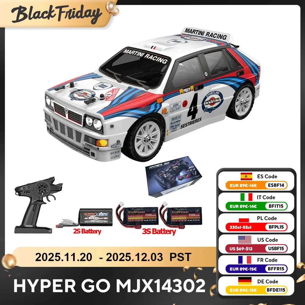 MJX 14301 14302 14303 1/14 RC Auto 55 km/h Bürstenlosen HYPER GO 2,4G Fernbedienung 4WD Off-road High Speed RC Auto Lkw Hobby Spielzeug