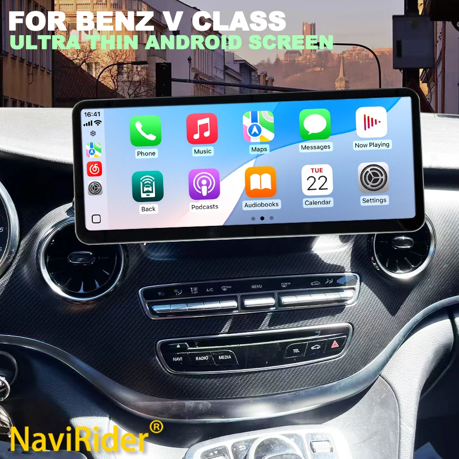 14,6 "Android Auto Radio Für Benz V Klasse V250 V260 W447 2016-2022 Stereo Multimedia Video Player navigation Carplay Kopf Einheit Image