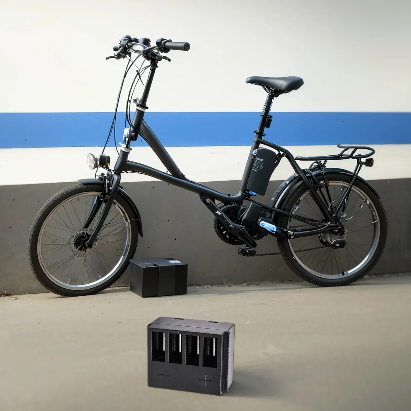 1pc Elektrische Fahrrad Batterie Box Basis Stecker Silverfish-Batterie Box Anschluss Basis Frühling-Stecker Ersatz PVC Ebike zubehör Image