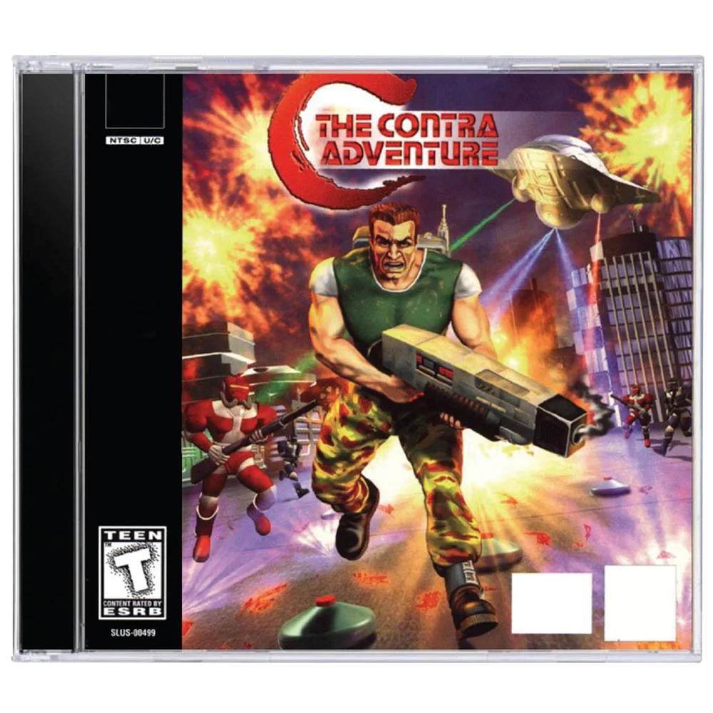 PS1 Contra Adventure mit manueller Kopier-Disc-Spiel, Entsperrung der Konsolenstation 1, Retro-optischer Treiber, Videospiel-Zubehör