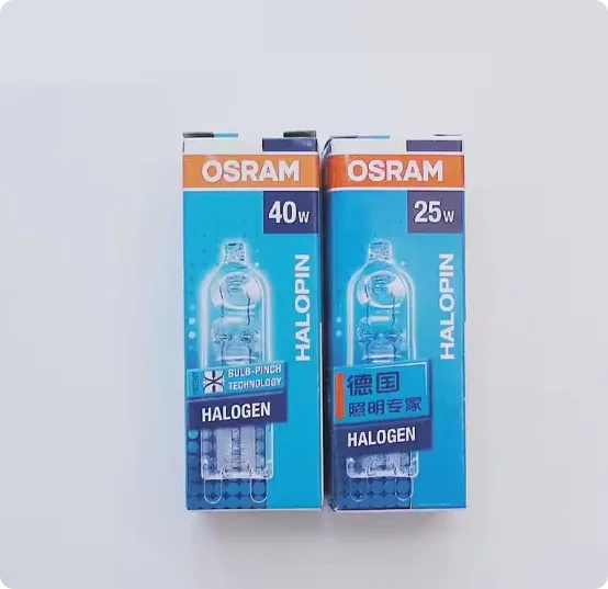 Original OSRAM 66825 230V25W 66840 230V40W Glühbirne G9 HALOPIN Lampe 230V 25W 230V 40W G9 Glühbirne