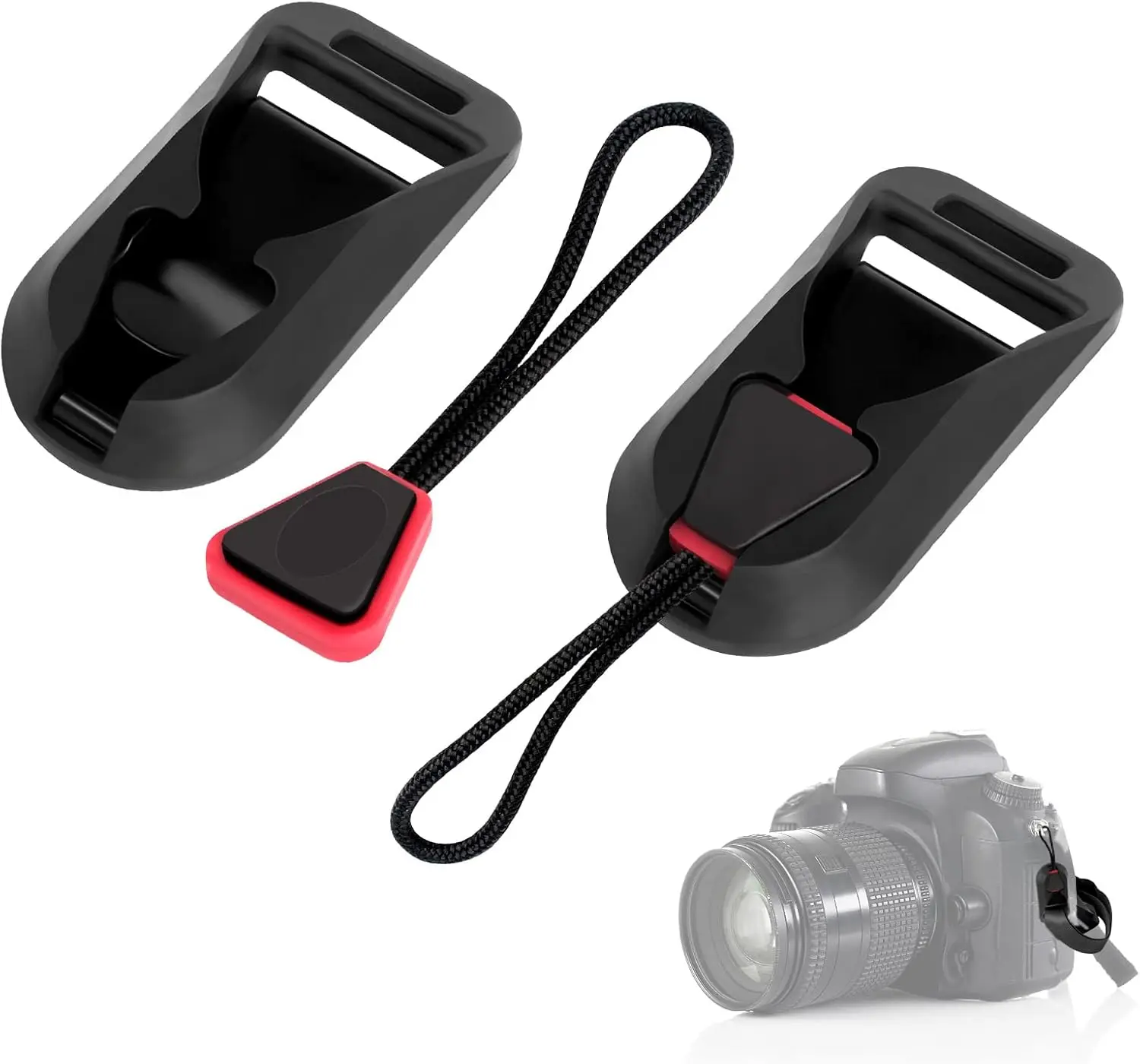 Schnellverschluss-Kamera-Anschlussschnalle für Schultergurt, Hals, Handgelenk, Sony, Canon, Nikon, Panasonic, Fuji, Micro, einzelne Spiegelreflexkamera, Ankerbohne