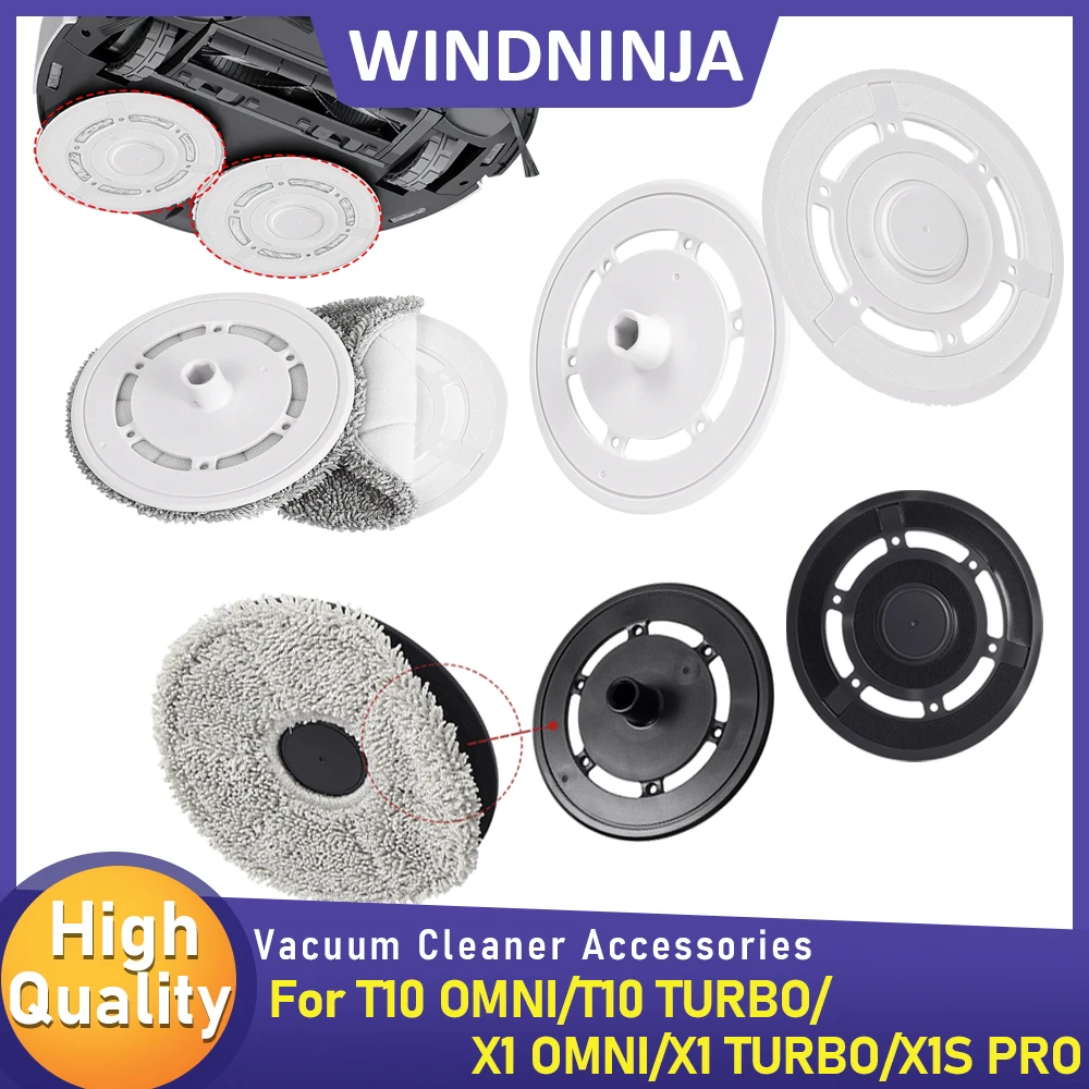 Mopp halterung Waschbar Sauber Mopp Teile Für Ecovacs Deebot X1 OMNI T10 Turbo Serie Mopp Platte Bord Lappen Halter Roboter Staubsauger Image