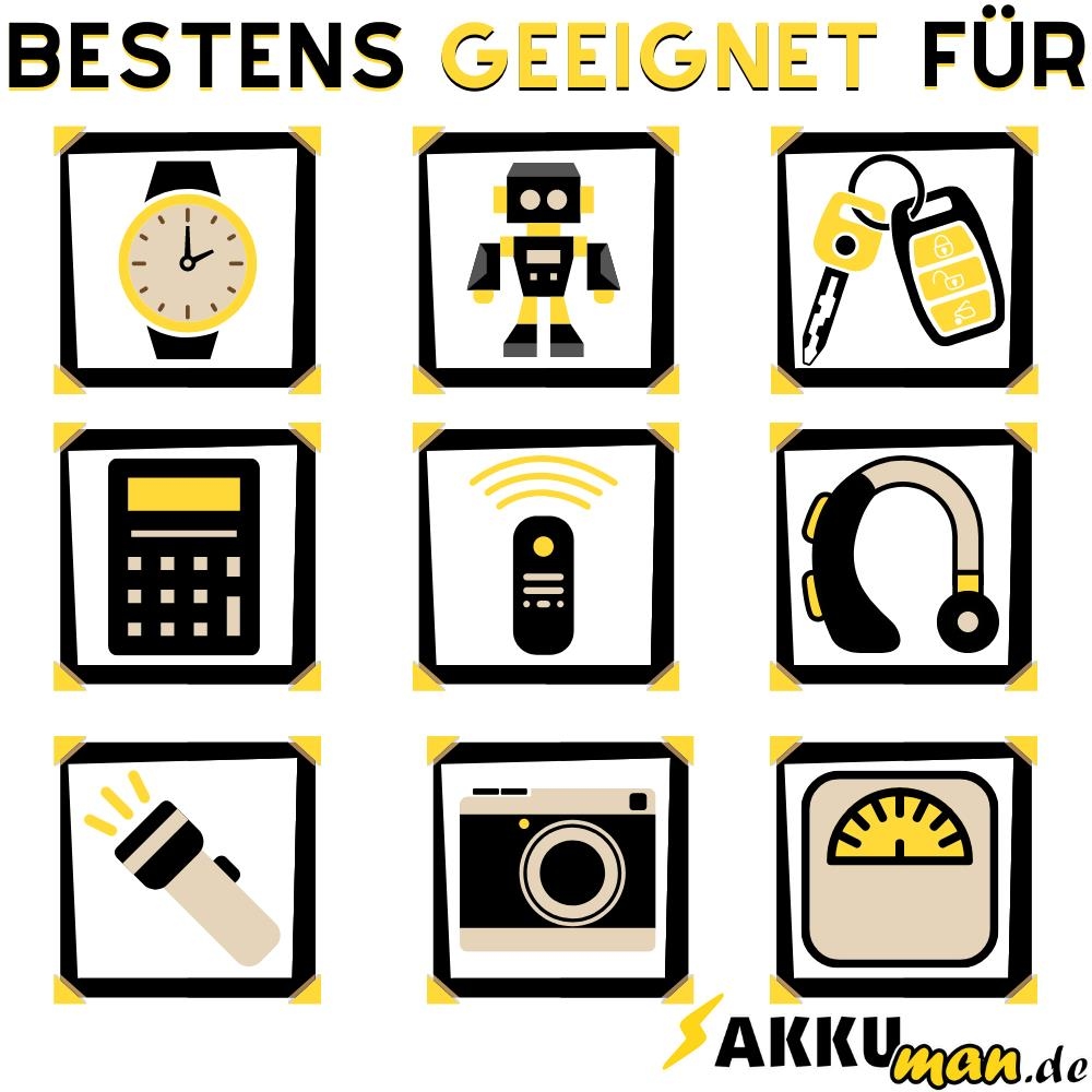 XCell 10x CR2025 Lithium-Knopfzelle 3V / 170mAh (2x 5er Pack) Image