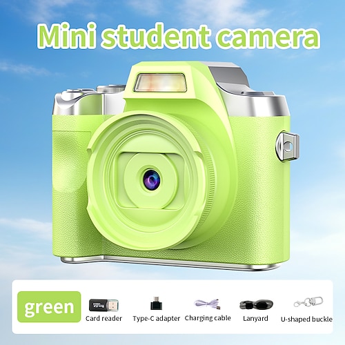 Appareil photo numérique Zoom 8X 1,56 pouce Haute Définition avec carte TF de 128 Go Super Mini Vidéo Créatif Appareil photo numérique compact utilisant un appareil photo CCD Cadeau de la