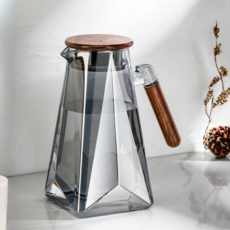 Kaltwasserkocher aus Glas mit hohem Borosilikatgehalt für den Haushalt, mit großem Fassungsvermögen für kaltes gekochtes Wasser Image