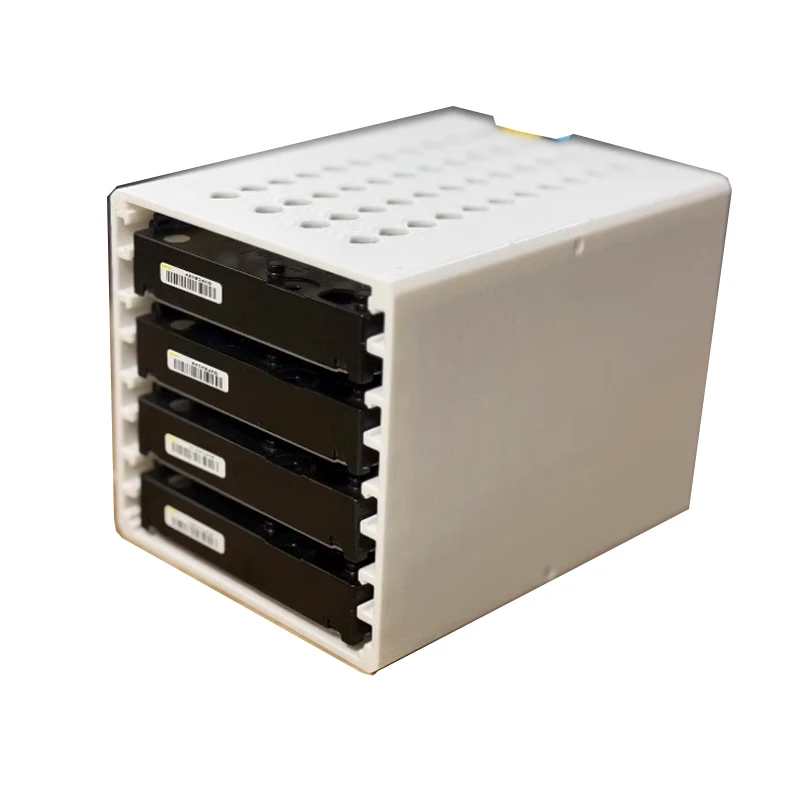 Cage de disque dur HDD à 4 disques de 3,5 pouces, support de disque dur mécanique échangeable à chaud avec fond de panier de disque dur