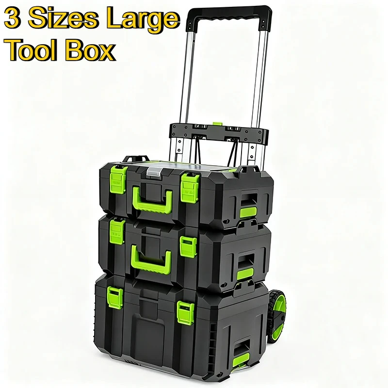 Large Capacity Tool Box Shockproof Hard Case Hardware Tool Box Organizer Portable Toolbox for Mechanics Tool box Organizer