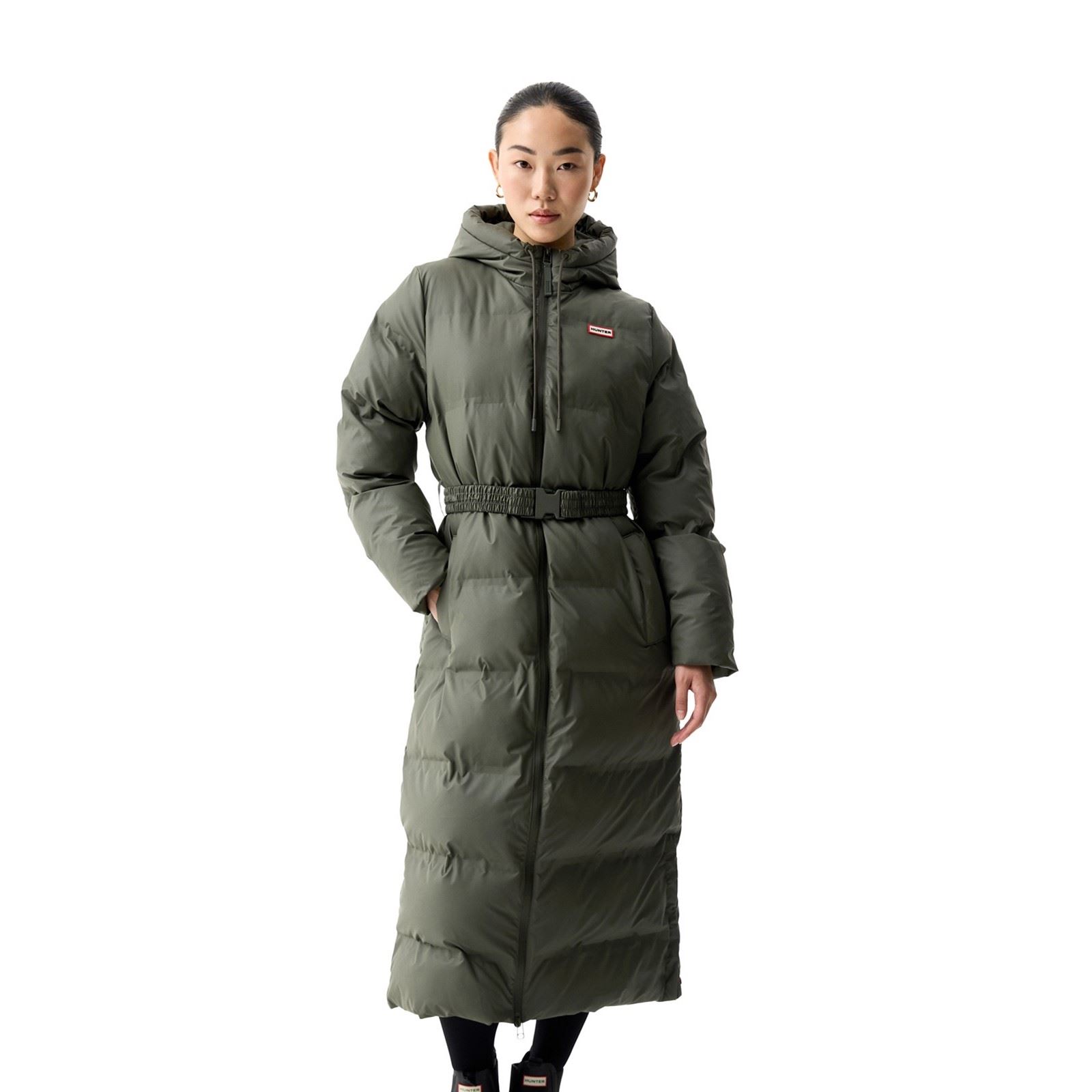 Hunter Hutchison Sonic Lange Pufferjacke Damen Grüne Pufferjacken Image