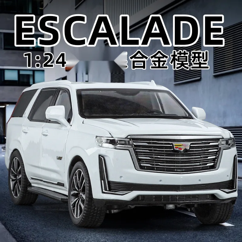 1:24 Cadillac Escalade SUV Legierung Auto Druckguss Metall Modell Erweiterte Sammlung Hobby Modell Schmuck Kinder Spielzeug Geschenk