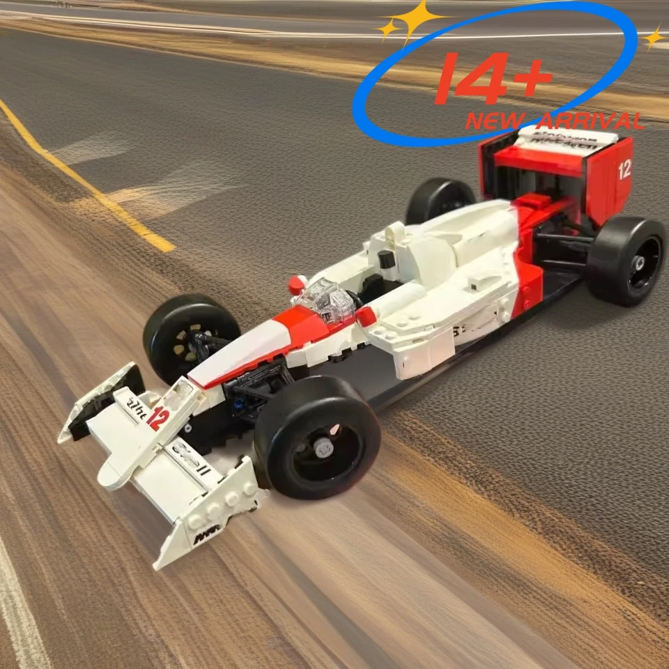 MOC ICONS 10330 10353 Rennwagen-Modell, Bausteine, Puzzle, Geschenk für Erwachsene, Sammlerstück, DIY-Dekoration, Party, Ferienhaus Image