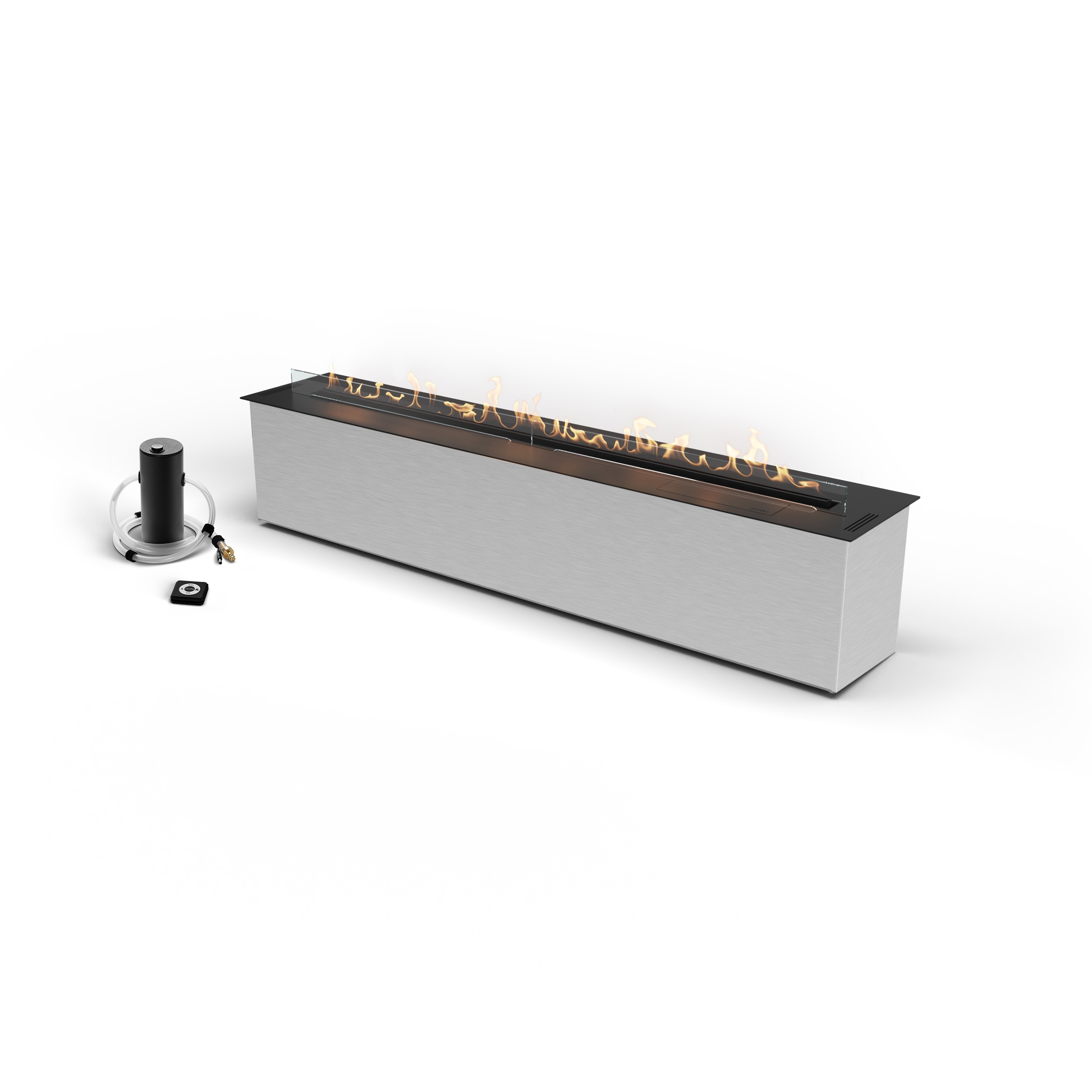 Planika Fire Line Automatic 4+ (FLA4+) [automatischer Ethanol Brenner]: 1490 mm - mit Smart Home Integration