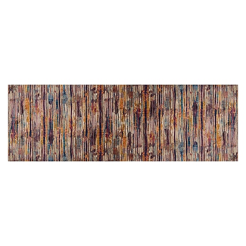 Bereichsteppich für Wohnzimmer und Schlafzimmer faltbar weich rutschfest dicker Imitations-Kaschmir runder Teppich Nachttischmatte waschbar Wohnkultur Teppich Image