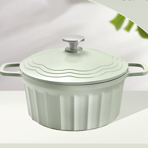 Auflaufformen, Keramik-Emaille-Topf, Haushalts-Suppentopf, Schmortopf, Induktionsherd-Auflaufform, Keramik-Auflaufform, Antihaft-Topf, Kochtopf Image