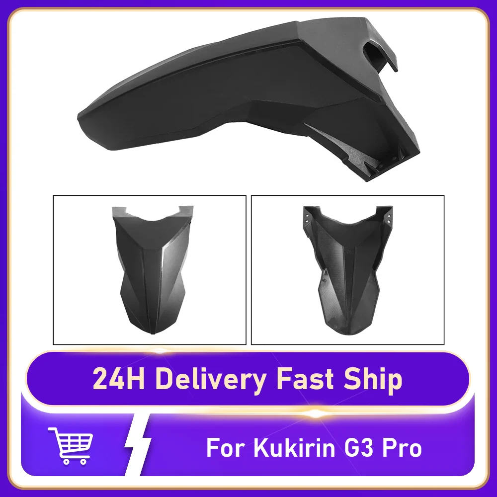 Langlebiges ABS-Kotflügel-Set vorne und hinten für KUGOO KuKirin G3 Pro Elektroroller, Zubehör, Rad, spritzwassergeschützt, Kotflügelteile Image