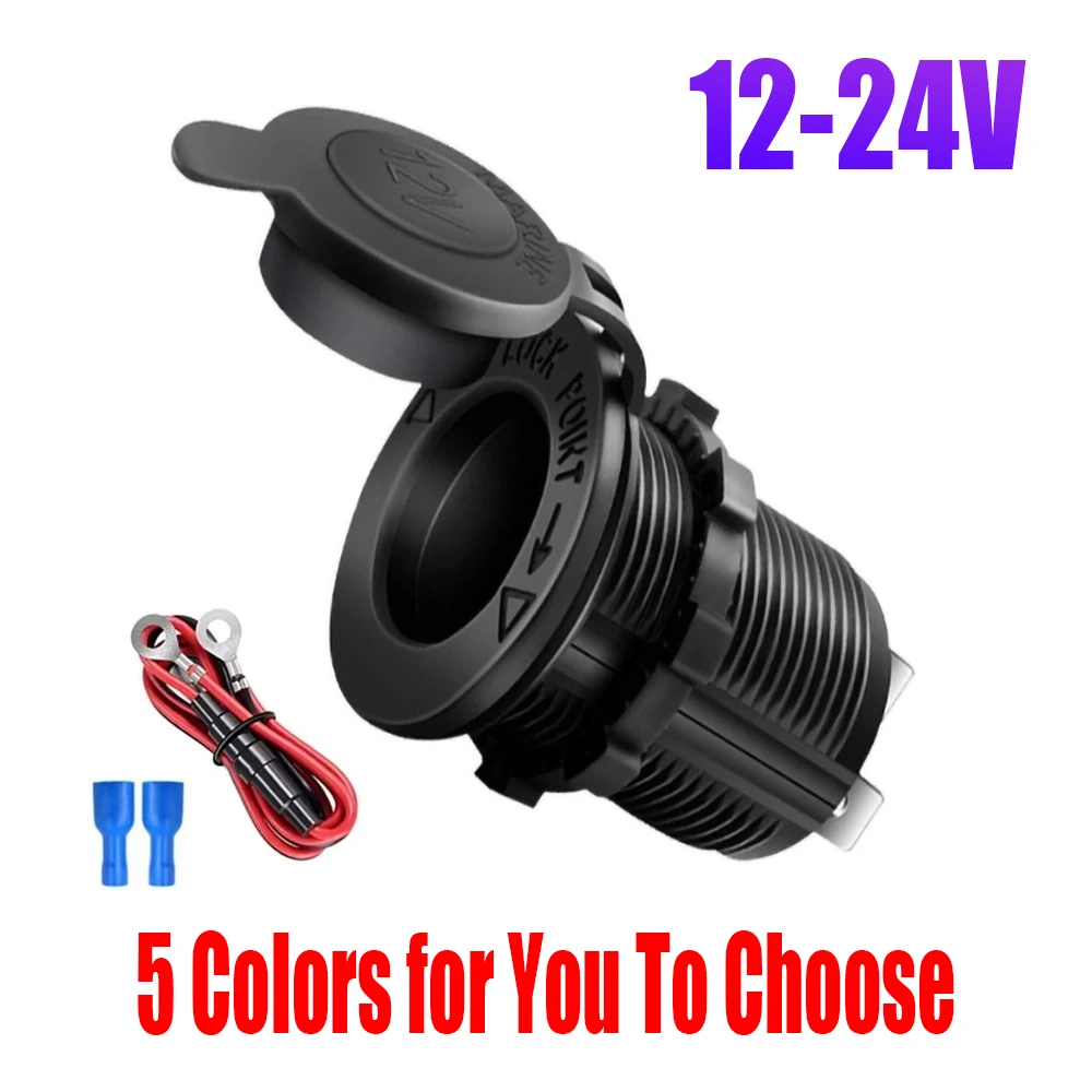 Presa accendisigari per auto marina moto ATV RV presa accendisigari presa di corrente presa 24V spina universale impermeabile