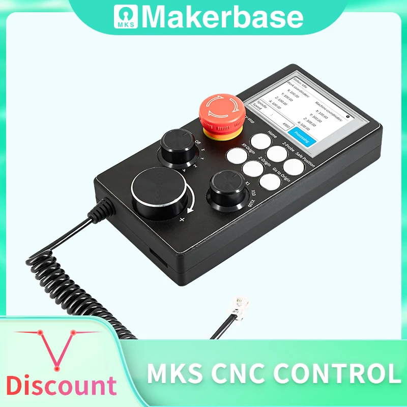 MKS CNC-Steuerung Handrad Offline-Gravur Plug-and-Play G-Code Unterstützung CNC-Controller Anhänger Verwendung für MKS DLC32 MAX Image