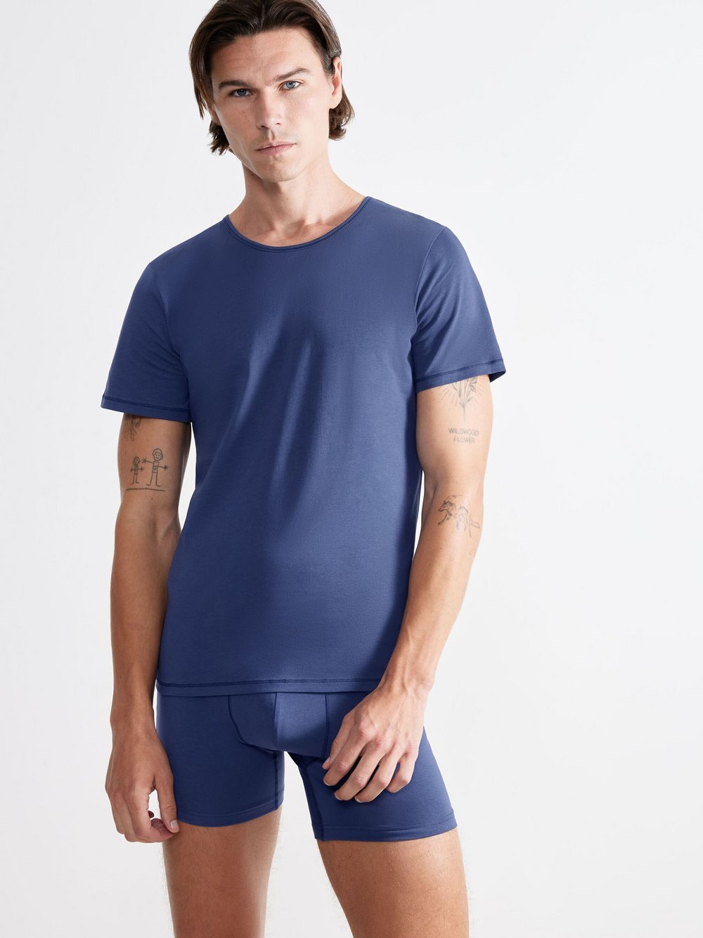 sloggi T-Shirt Herren blau, S Image