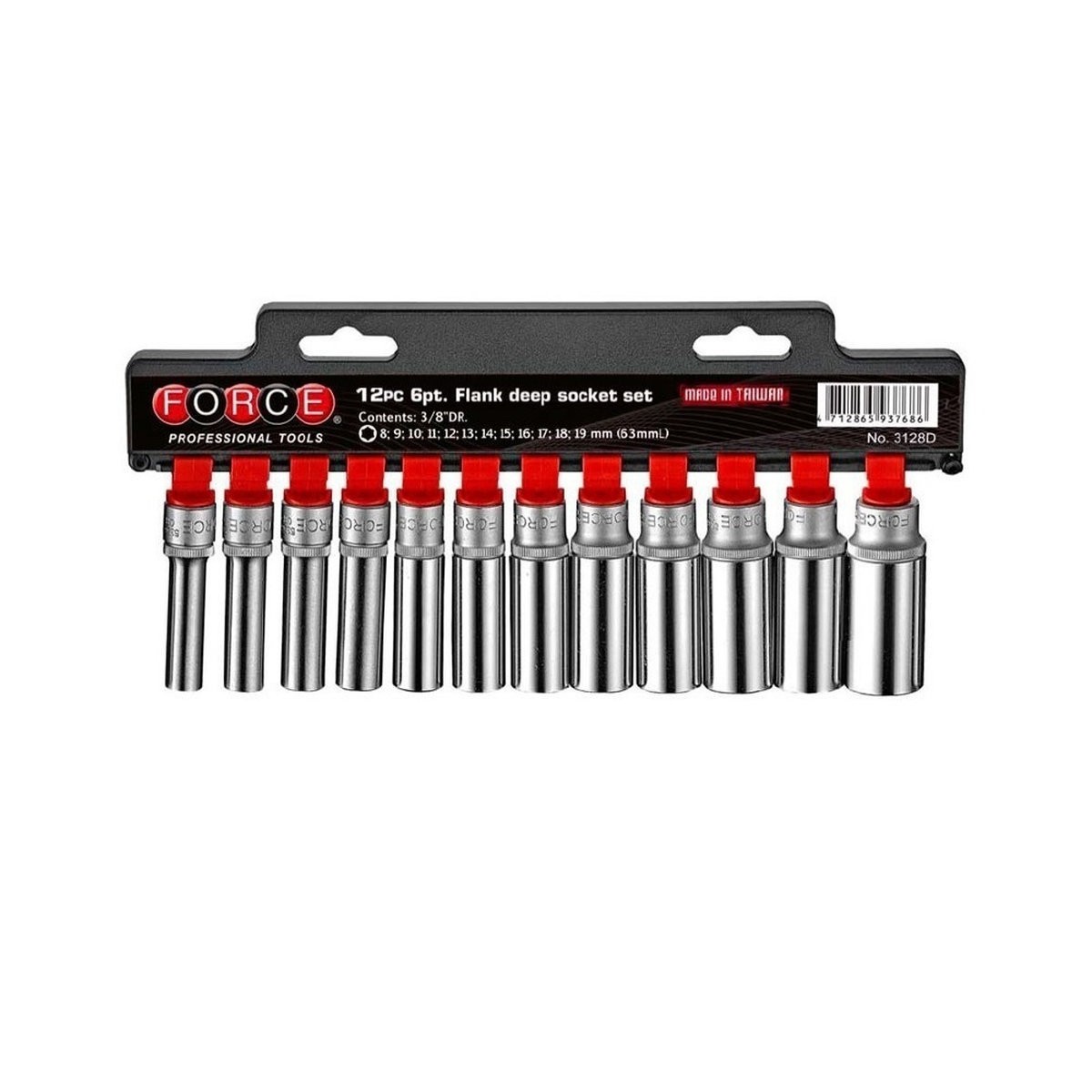 FORCE Steckschlüsseleinsatz-Set 3128D-9 Image