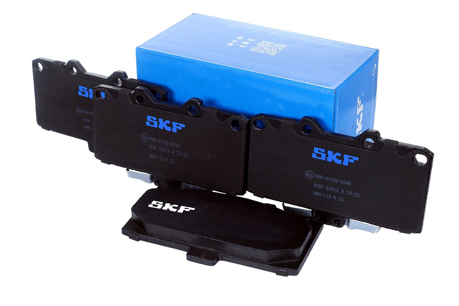 SKF Bremsbelagsatz NISSAN,SUBARU VKBP 80816 A 26296FA100,26296FA101,26296FA102 26296FE070,26296FE090,4106074F90,4106074F92,D106074F92,26296AE120 Image