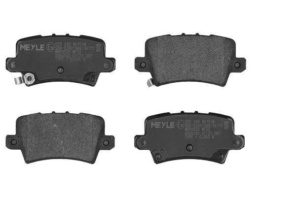 MEYLE Bremsbelagsatz HONDA 025 240 8615/W 43024SMGE01,43224SMGE01,MBP0520 43022SMGE00,43022SMGE01,43022SMGE02,43022SMGE03 Image