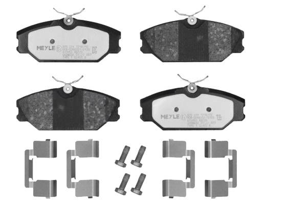 MEYLE Bremsbelagsatz RENAULT 025 231 7218/PD MBP0278PD,410607125R,7701206379 7701209380 Image