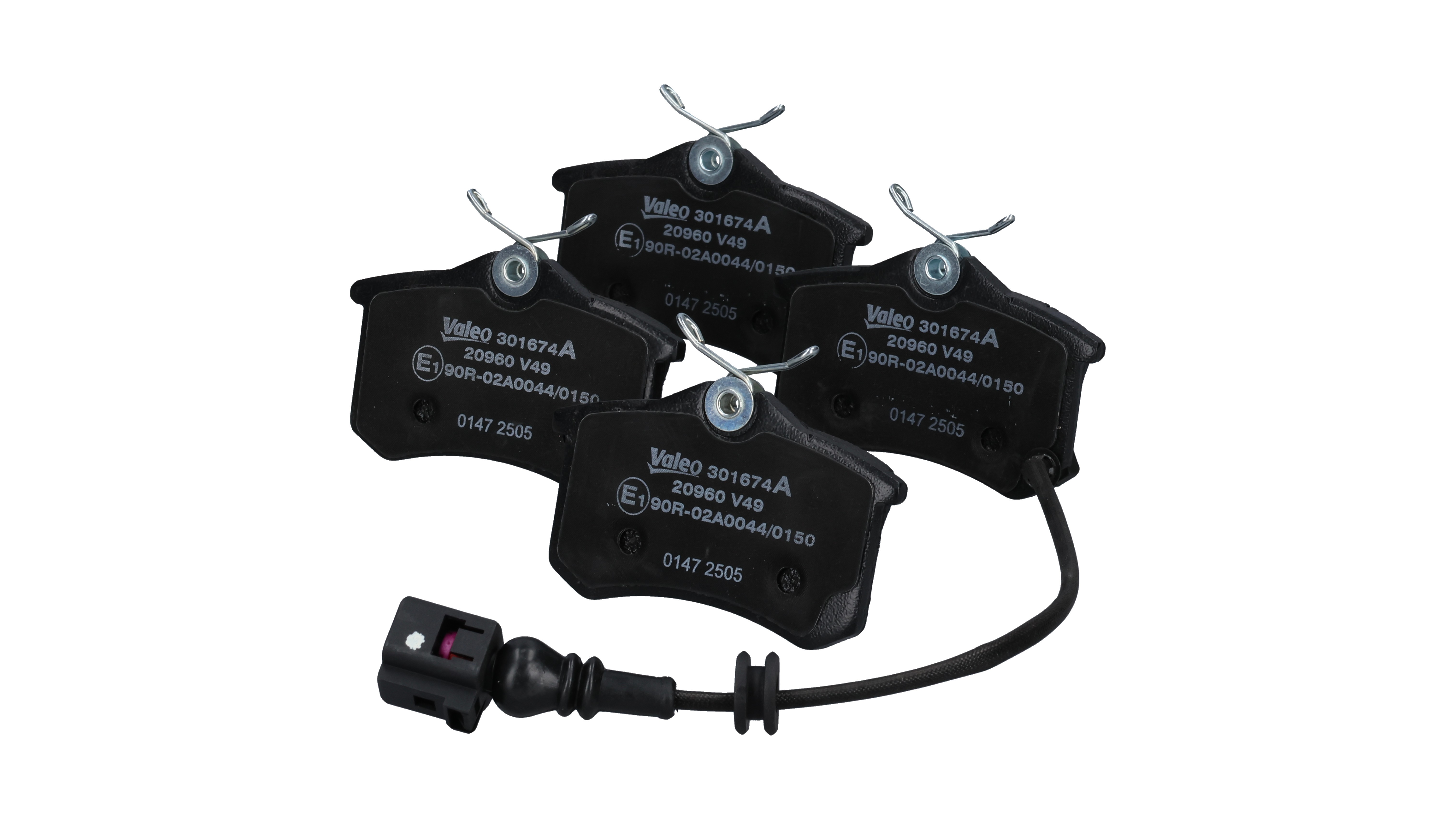 VALEO Bremsbelagsatz VW,AUDI,SKODA 301674A 6Q0698451,6Q0698451B,JZW698451F 1K0698451A,1K0698451C,1K0698451J,5K0698451B Image