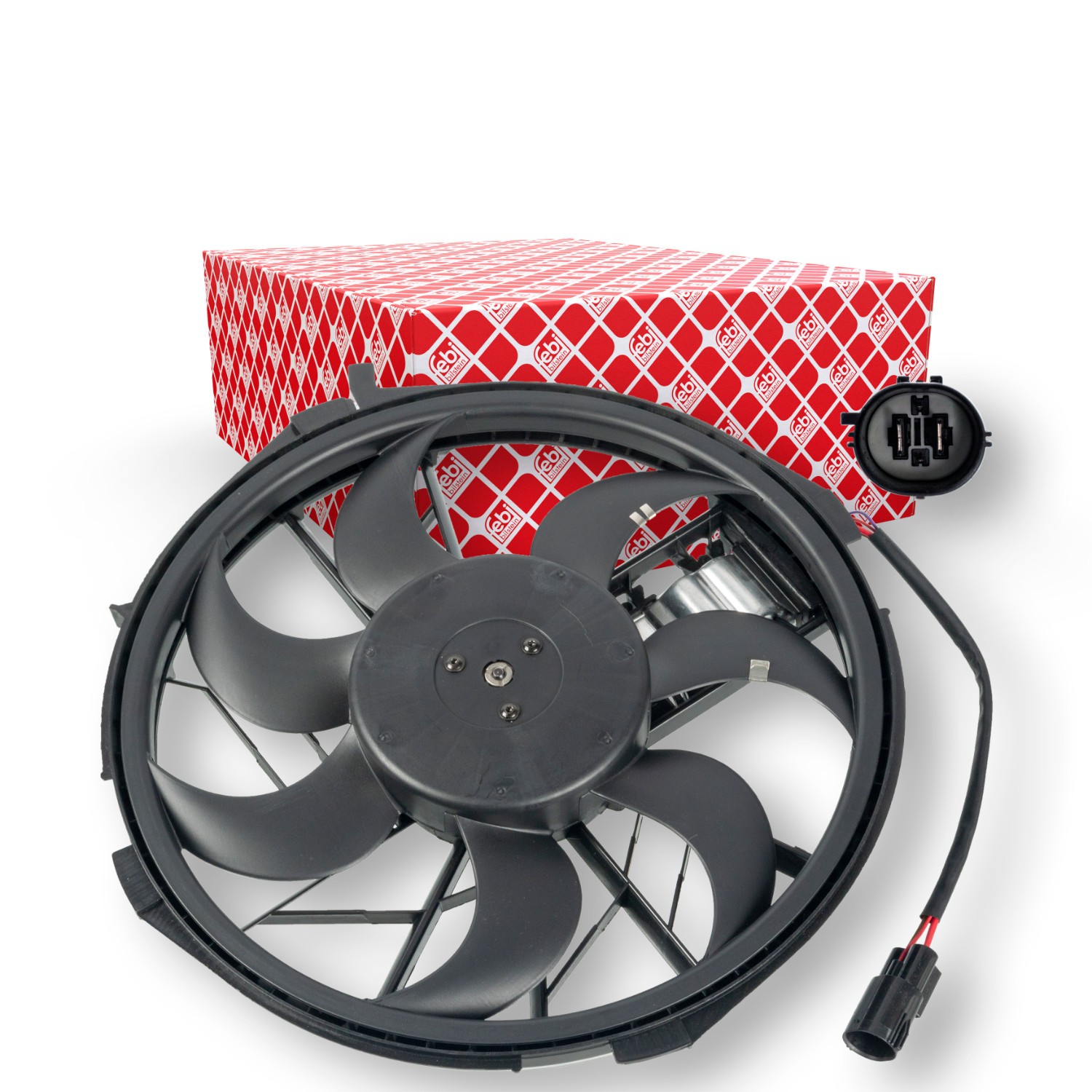 FEBI BILSTEIN Lüfter MERCEDES-BENZ 170446 1698203542,A1698203542 Elektrolüfter,Hochleistungslüfter,Motorgebläse,Kondensatorlüfter,Lüfter, Motorkühlung Image