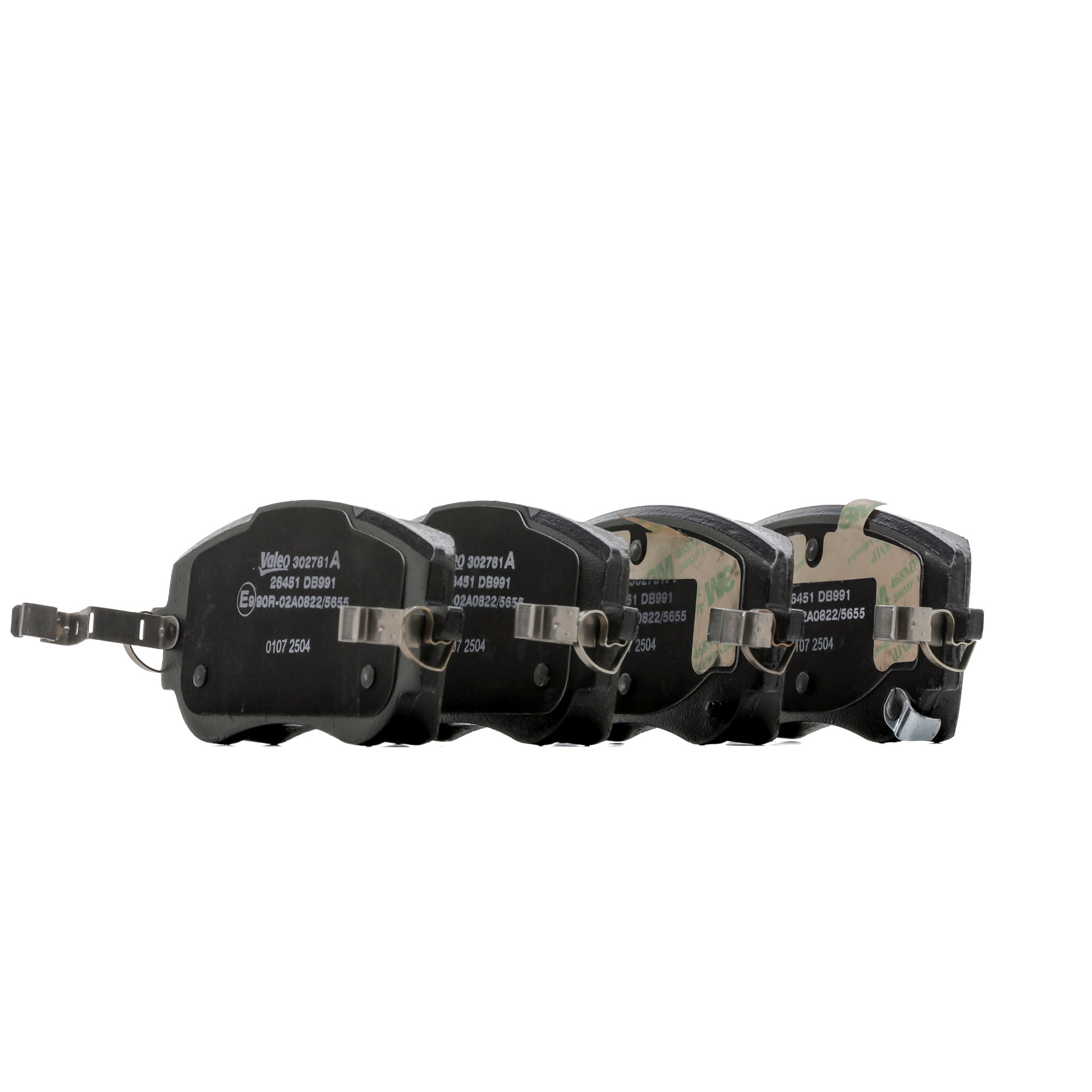 VALEO Bremsbelagsatz FIAT,ABARTH 302781A 77368941 Bremsbeläge,Bremsklötze,Bremssteine,Bremsbeläge & Bremsbelagsatz,Bremsklötze & Bremsbelagsatz Image