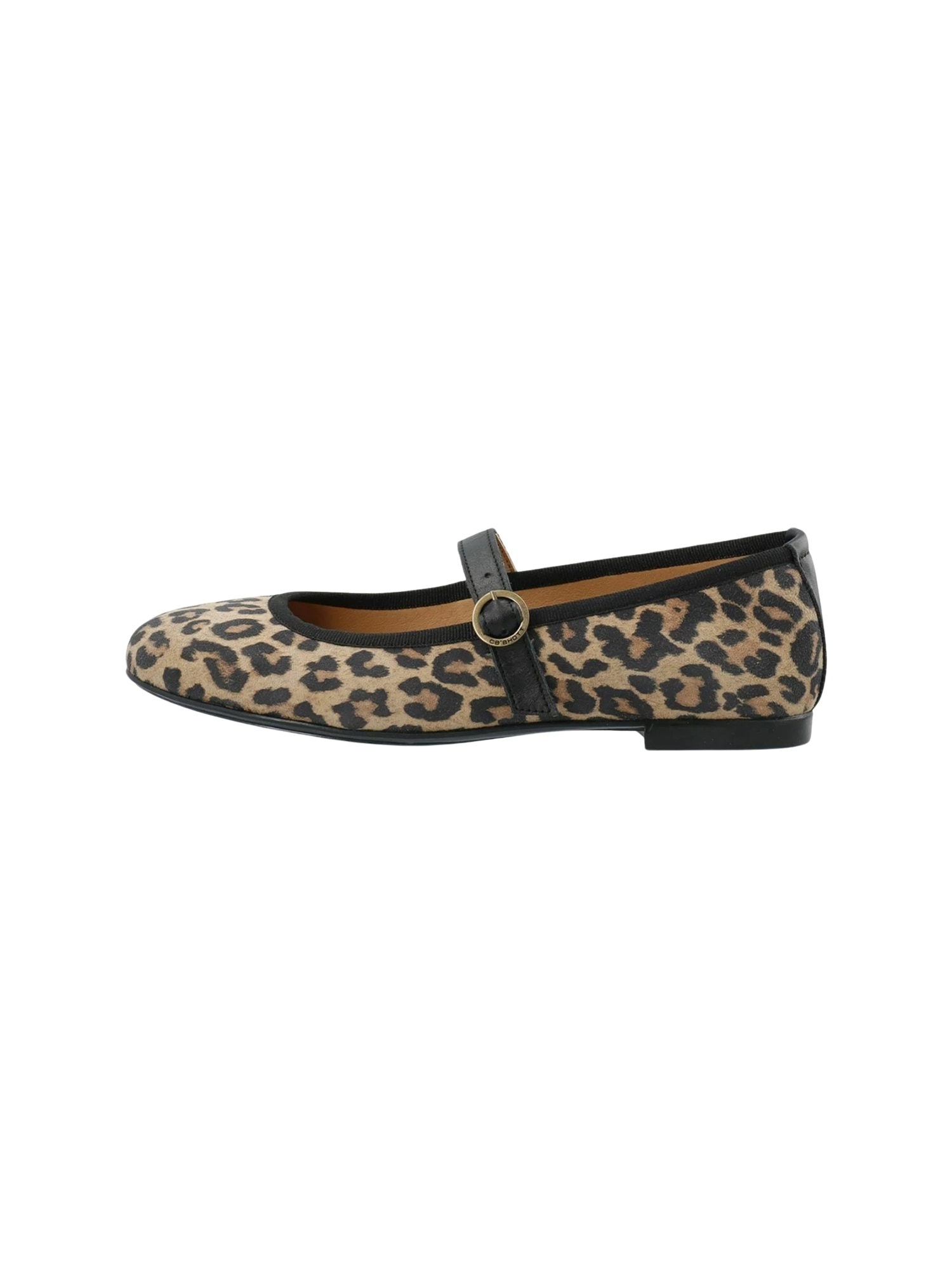 Ballerina CA'SHOTT "Ca'Shott Ballet flats CASELVIRA", Damen, Gr. 37, Normalschaft, leopard print, Obermaterial: 100% Leder, Schuhe Ballerina Image
