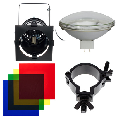 Stairville Par 64 black long Bundle